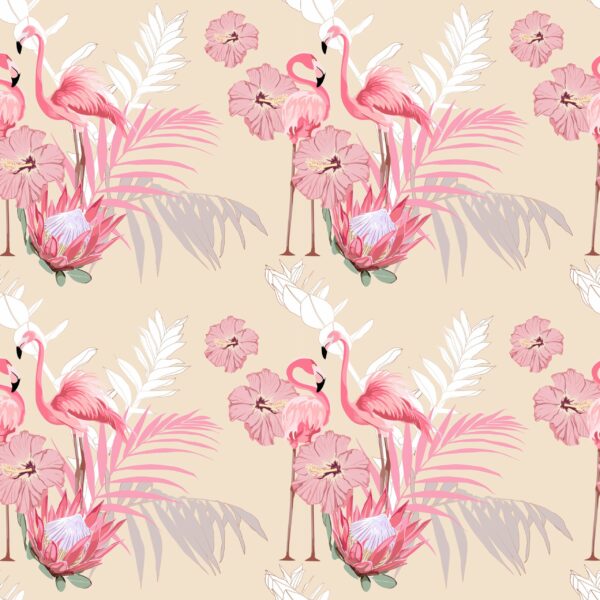 Papier peint Couple dans les fleurs