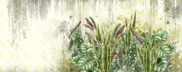 Peinture murale Bouquet de Plantes