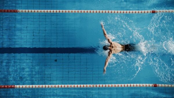 Poster XXL Sur la piscine