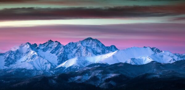 Peinture murale Panorama de Belianske Tatras