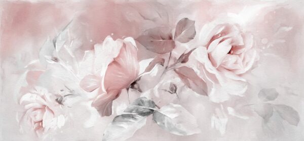 Peinture murale Pétales de rose