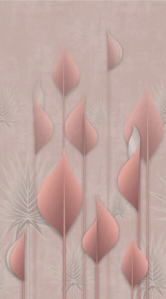 Peinture murale Décoration rose