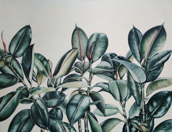 Peinture murale Ficus peint