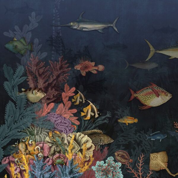 Peinture murale Aquarium marin