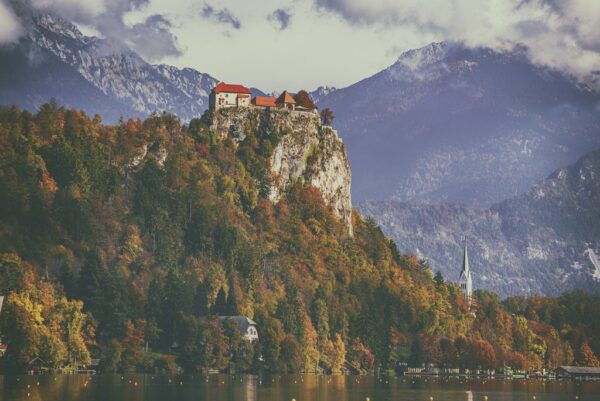 Peinture murale Château en Slovénie