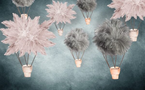 Peinture murale Mini Ballons