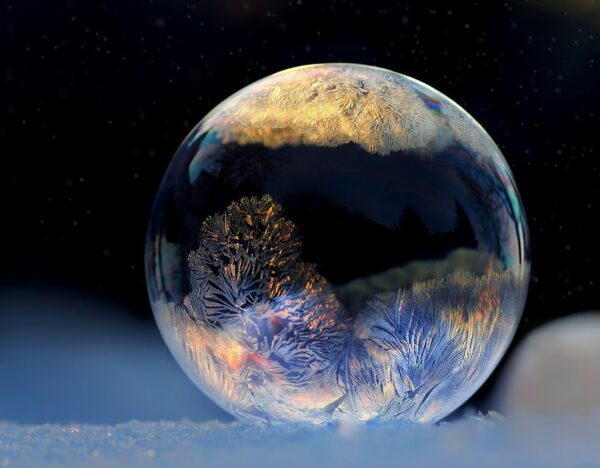Peinture murale Bulle de givre