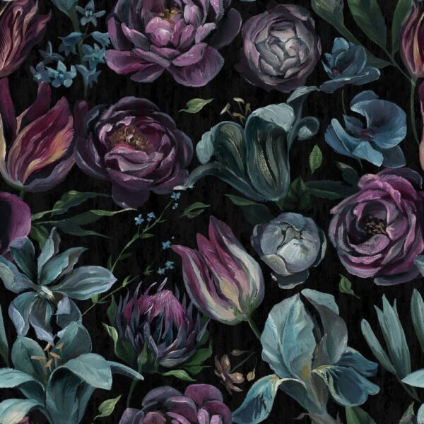 Sticker mural Roses Pastel