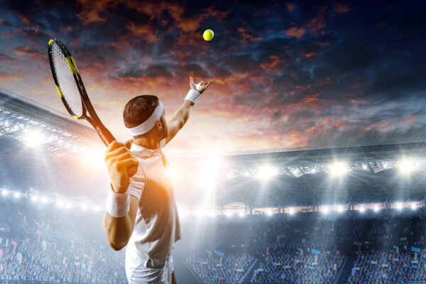 Poster XXL Service de tennis