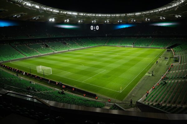 Peinture murale Stade vide
