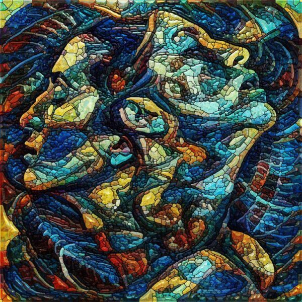 Poster XXL Deux têtes