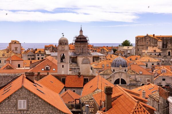Peinture murale Toits de Dubrovnik