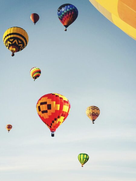 Peinture murale Ballon Ciel