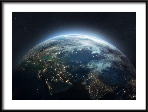 Affiche de la planète terre