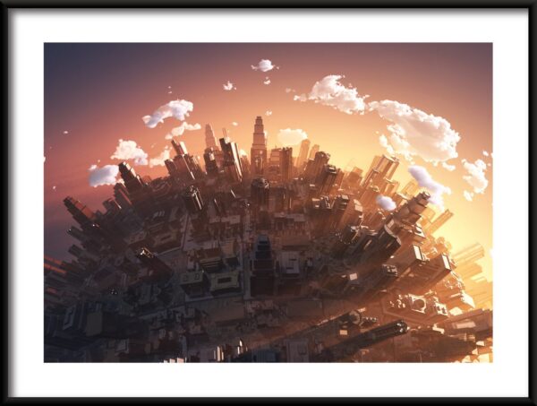 Affiche de la ville mondiale