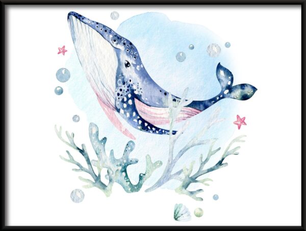 Baleine heureuse Poster – Image 2