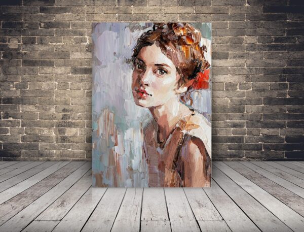 Image d'une femme peinte