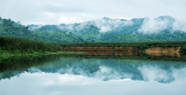 Peinture murale Lac thaïlandais
