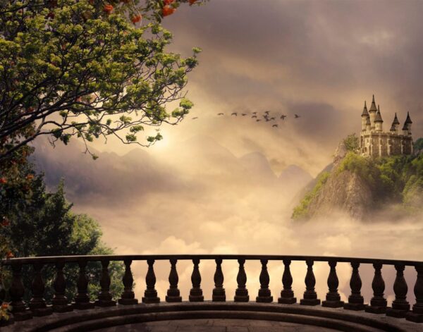 Peinture murale Balcon des Secrets