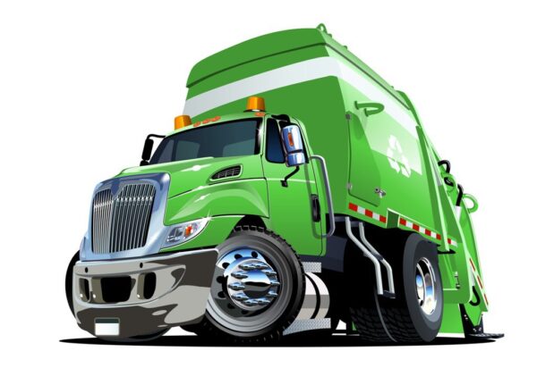 Poster XXL Camion vert