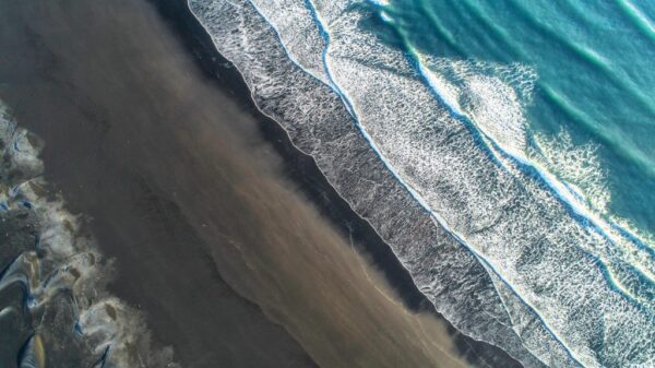 Poster XXL Plage sombre