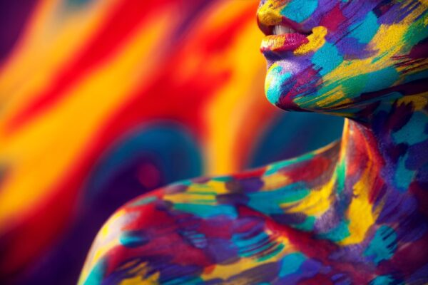 Peinture murale Corps peint
