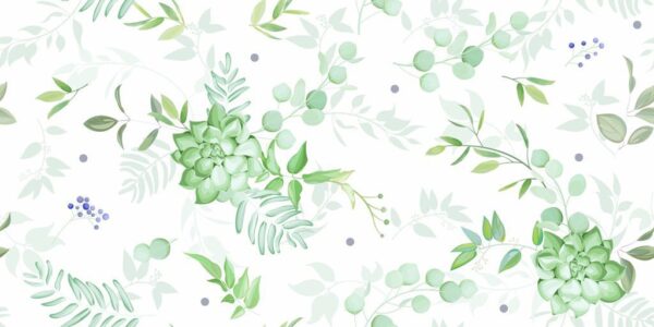 Peinture murale Gentle Green