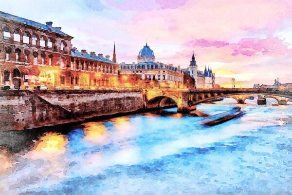 Papiers peints Le charme de la Seine