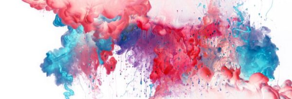 Peinture murale Mélange de couleurs