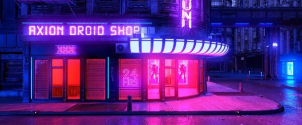 Peinture murale Sharp Neon
