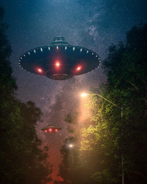 Poster XXL Vaisseaux extraterrestres
