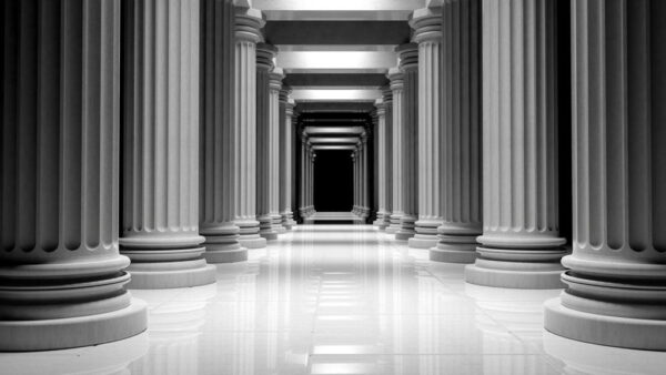 Poster XXL La Colonnade Blanche