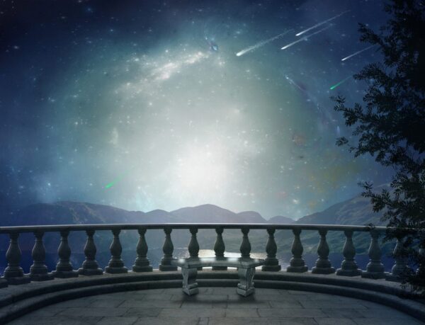 Peinture murale Balcon Magique
