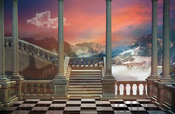 Peinture murale Escalier vers le paradis