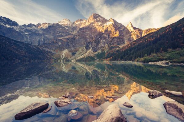 Peinture murale Paysage des Tatras