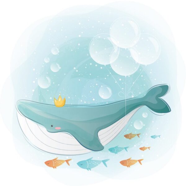Poster XXL Petite baleine