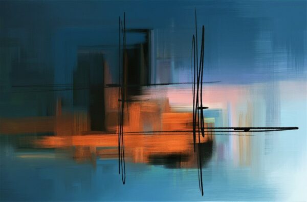 Papier peint Lignes noires