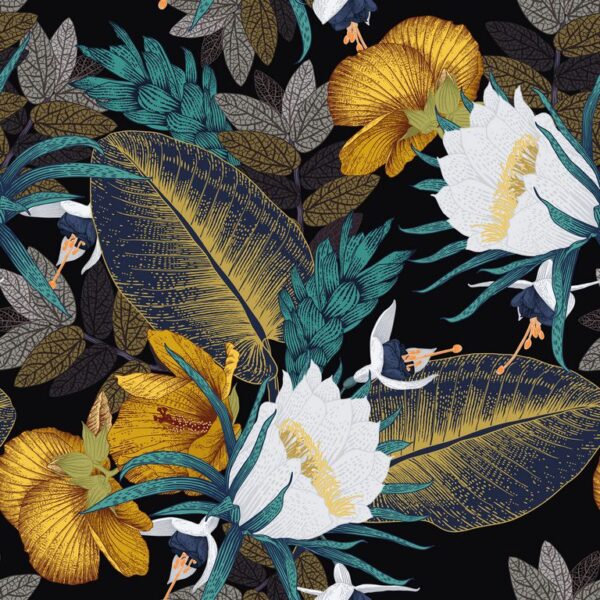 Peinture murale Motif Floral