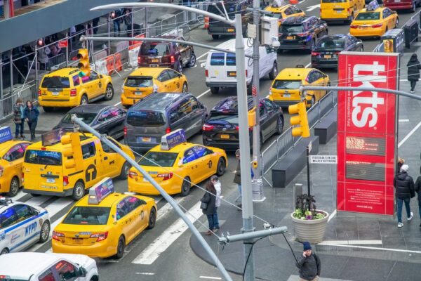 Poster XXL Taxi jaune