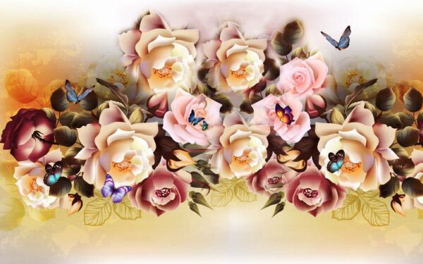 Papier peint Bouquet de fleurs