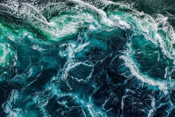 Peinture murale Mer Agitée