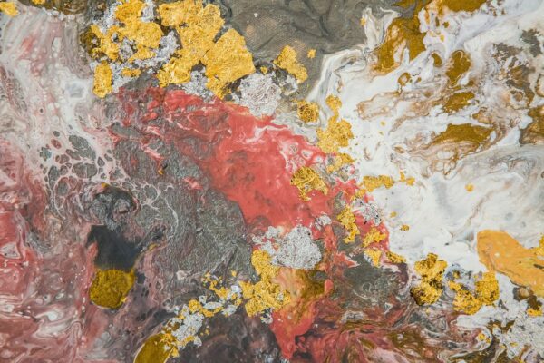 Peinture murale Mélange de couleurs