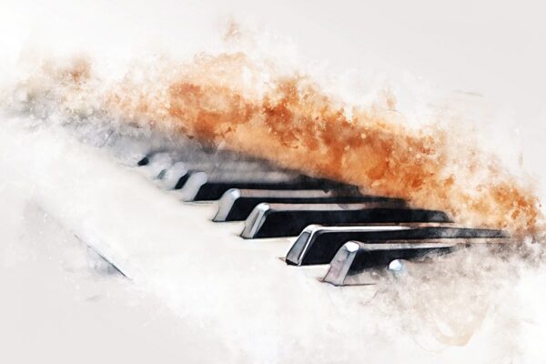 Poster XXL Touches de piano