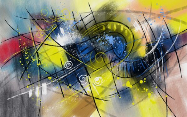 Peinture murale Pensées emmêlées