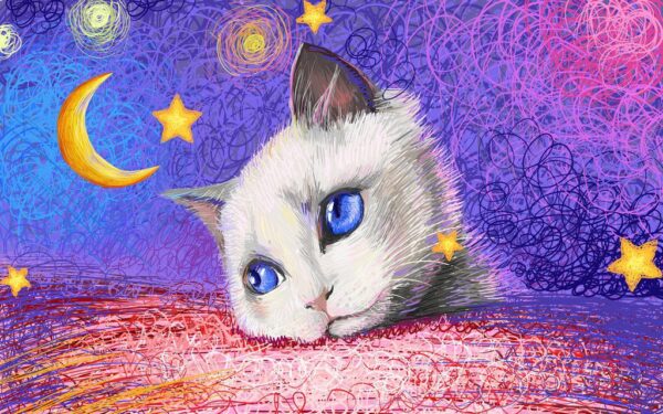 Peinture murale Bonne nuit, bébé
