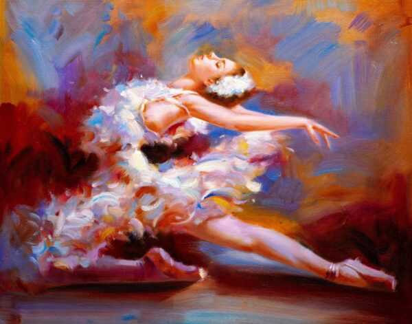 Peinture murale Ballerines dansantes