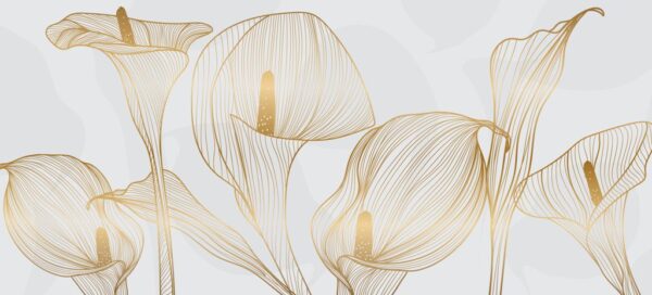 Poster XXL Callas d'or