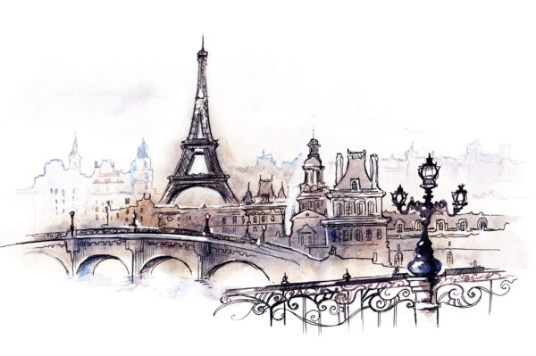 Papier peint Paysage à Paris