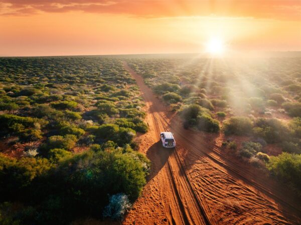Poster XXL Red Road en Australie
