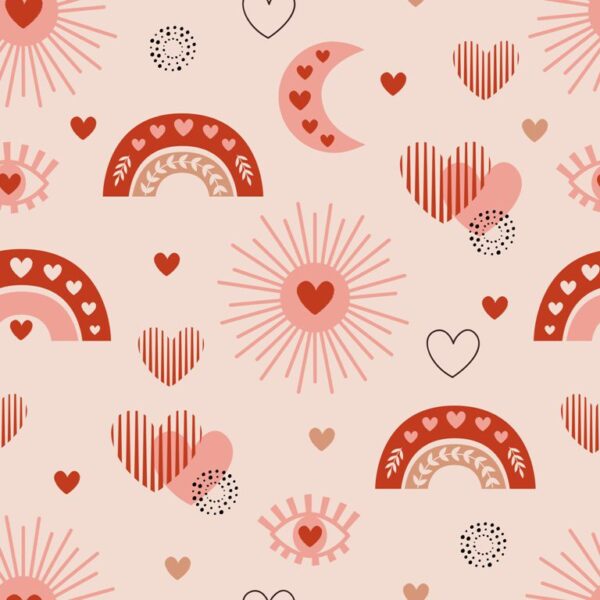 Poster XXL Coeurs heureux